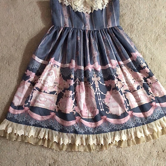 Sa Majeste La Rose Jumper Skirt Dress - Picture 4 of 12